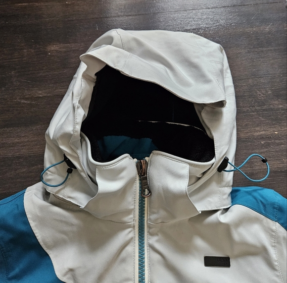 Orage snowboarding jacket size XS turquoise off white winter ski snow outdoor - Picture 9 of 10